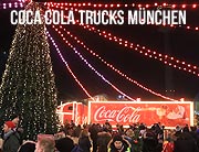 Coca-Cola Weihnachtstrucks im Olympiapark am 01.12.2019 (Foto: Martin Schmitz)